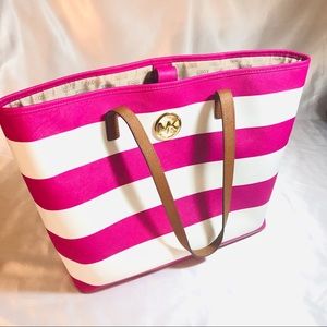 Jet Set Michael Kors travel tote nautical